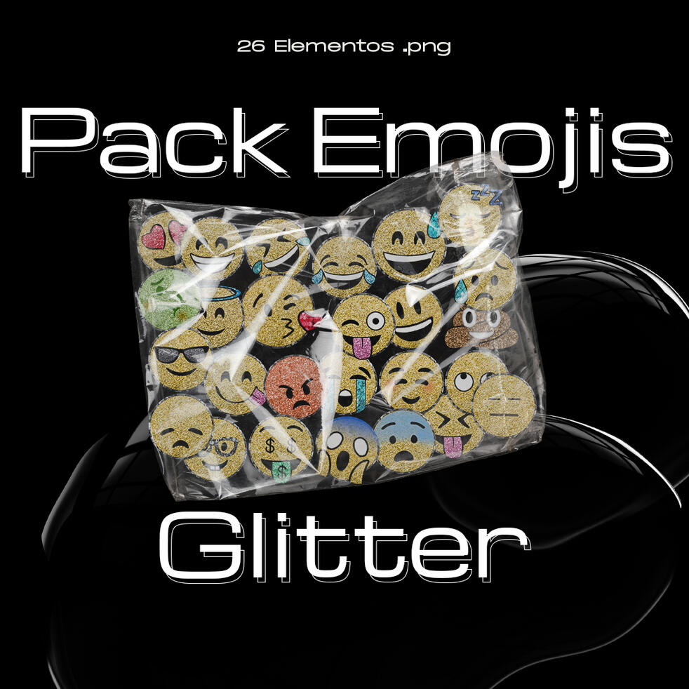 Pack Emoji Glitter