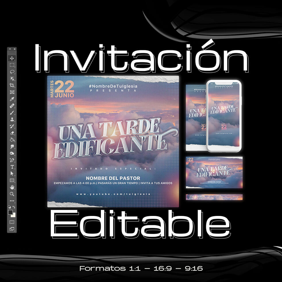 Invitación Editable
